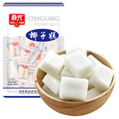椰香沁心，海島滋味——春光食品200g*2袋裝海南特產椰子糕推薦
